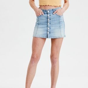 American Eagle high waisted denim skirt